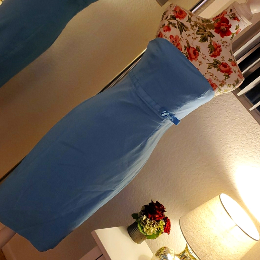 Express blue sky dress